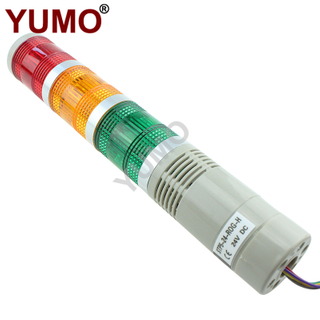 188游戏下载YUMO 24V直流三层LED信号塔闪烁警示灯及蜂鸣器