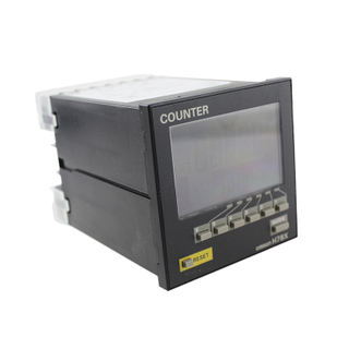 Omron H7BX-A DIN 72×72 mm Multifunction Counter with a Bright,Easy-to-view, Negative Transmissive LCD.