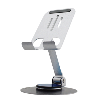 K62-SL Aluminum mobile phone stand desktop mobile phone stand lazy person portable collapsible all metal flat support stand
