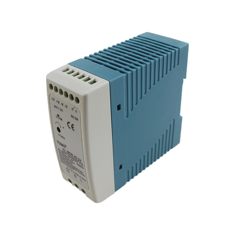 40W Single Output Industrial DIN Rail Power Supply MDR-40-24