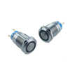 YUMO 19mm 12V Red Led Momentary Elevator Equip Metal Push Button