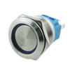 ABS22 IP67 22mm Stainless Steel Maintain Waterproof Ring Led Illuminated Metal Push Button Switch