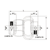 LS-D-D28L38 Encoder coupling 8-shaped coupling stepping servo motor torque Flexible couplings