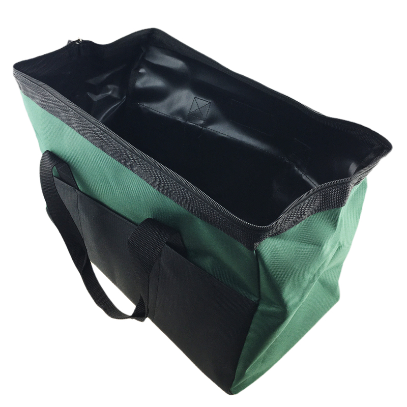 Thickened Wear-resistant Multifunctional Waterproof Tool Bag Portable Steel Ring Reinforced 19inch Canvas Bag