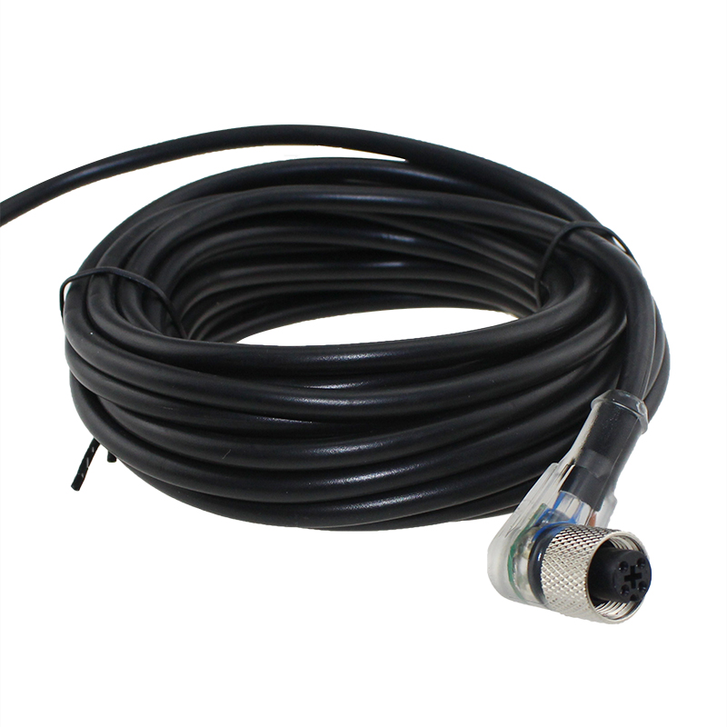 RK02-2-4P IP67 Waterproof 5m Cable PNP Elbow Sensor Connector