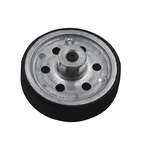 perimeter 200mm (shaft diament 8mm) A set of two wheels aluminum hub encoder wheel