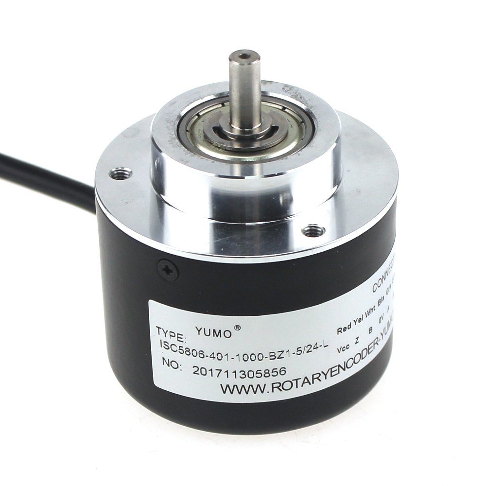 ISC5806-401-1000-BZ1-524-L Outer diameter 58mm Solid Shaft Incremental Optical Rotary Encoder