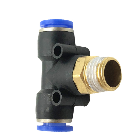 SMC KQ2L07-M5A PBT and Brass Push-to-Connect Tube Fitting