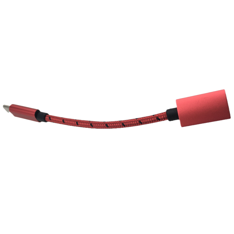 OTG Conversion Cable Type-C Data Cable Braided Cable 3.1TYPE C Rotating USB Female Extension Cable OTG Data Cable