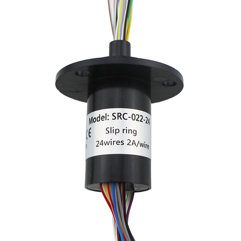 thumbnail image 2 of 2-Wire 30A Electrical Slip Ring - 22mm Rotary Connector For PTZ Cameras & Motors 2 of 12