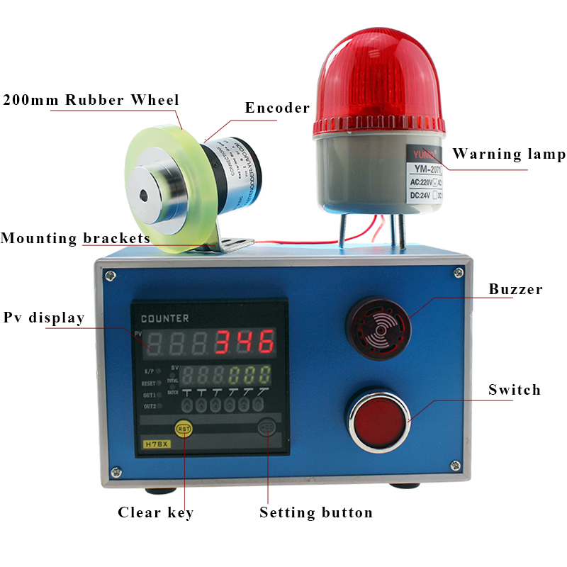 ATK72-G Rope Wire Cable Length Measuring Meter Counter