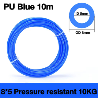 8*5 Blue 10 Meters PU Pneumatic Air Pump Air Compressor Air Hose 8mm Outer Diameter 5mm Inner Diameter