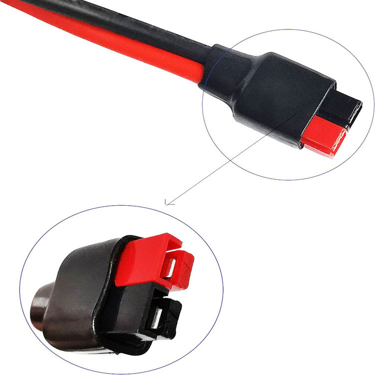 45A Anderson To MC4 Photovoltaic Connector Mobile Energy Storage Battery Power Charging Cable 2m