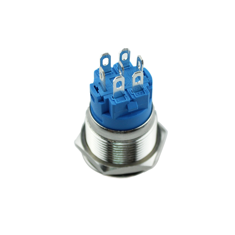 YUMO Hot Sale 19mm 250V LED Momentary Latching Push Button Switch