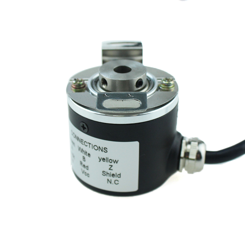 Hot Sale 38mm Square Flange Hollow Shaft Incremental Rotary Encoder