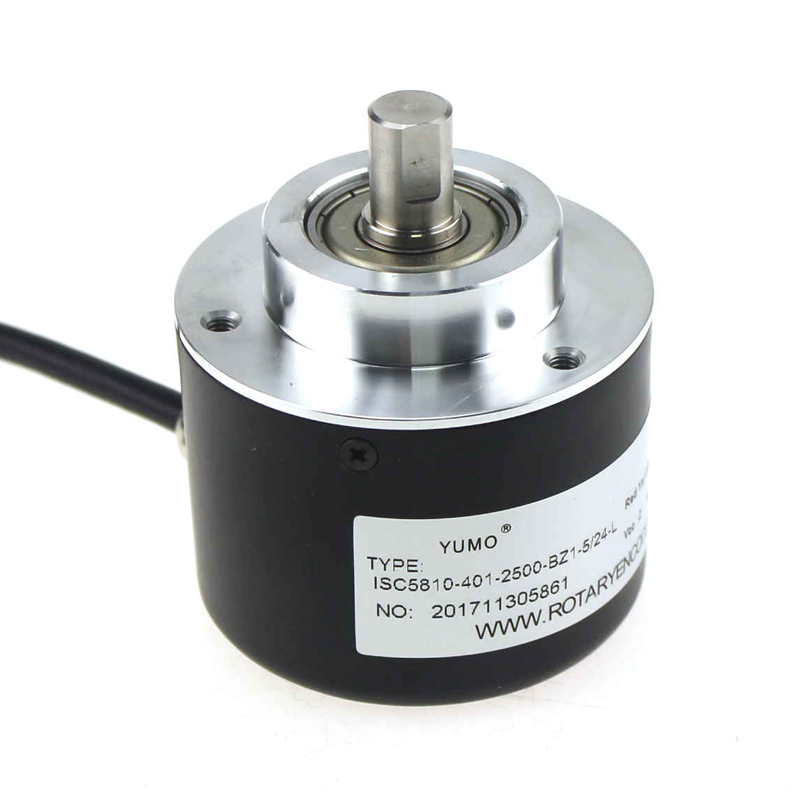 ISC5810-401-2500-BZ1-524-L Outer diameter 58mm Solid Shaft Incremental Optical Rotary Encoder