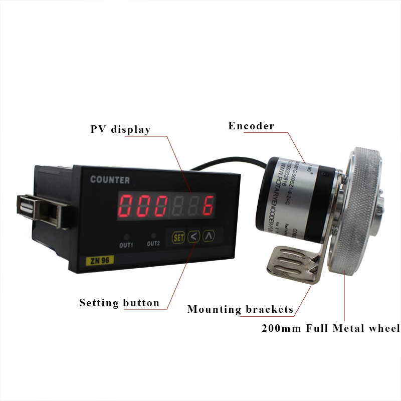 ATK72-C1 Electronic Digital Display Code Roller Meter Cable Length Counter