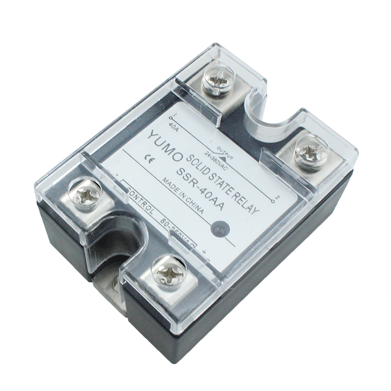 SSR-40AA AC-AC Control Mode 40A Single Phase Solid State Relay