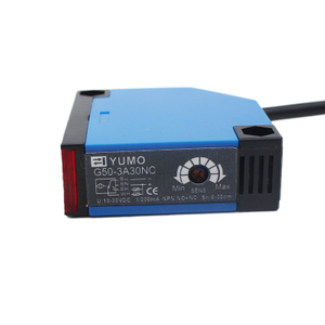YUMO G50-3A30NC NPN NO+NC Output 50cm Long detection distance DC Diffuse Photoelectric Switch Sensor