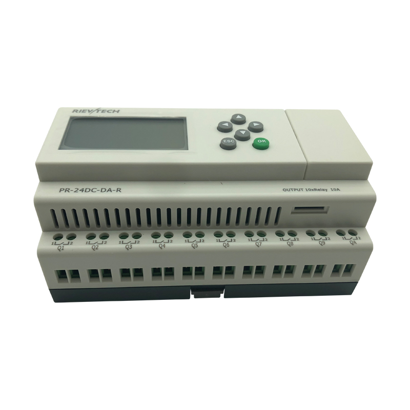 Rievtech Sms PLC PR-24DC-DA-R Programmable Logic Control Intelligent Controller automation plc price hmi control