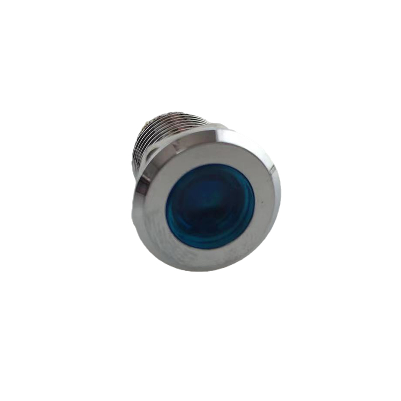 YUMO ABI12C-P1 12mm LED Blue IP67 Brass Type Indicator Light