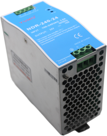thumbnail image 2 of NVVV NDR-240-24 DIN Rail Power Supply - 24V 10A 240W Industrial Grade With Active PFC 2 of 14