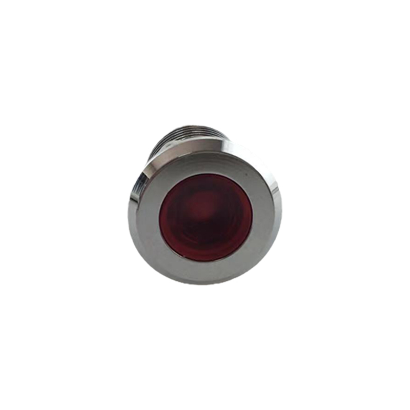 YUMO ABI12C-P1 12mm LED Red IP67 Brass Type Indicator Light