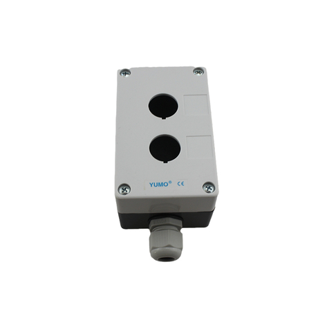 LAY5-BP02 22mm 25mm hole two holes push button box control box, China ...