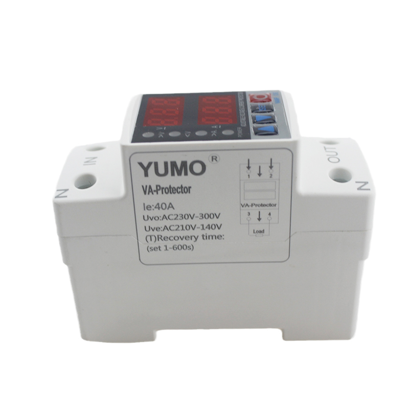 YUMO NP2-VA OVERVOLTAGE AND UNDERVOLTAGE PROTECTOR 40/63A 80~400VAC