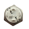 New 19mm MAX Current 16A MAX Metal Push Button Switch Waterproof IP65 Momentary 24V with RED LED Light