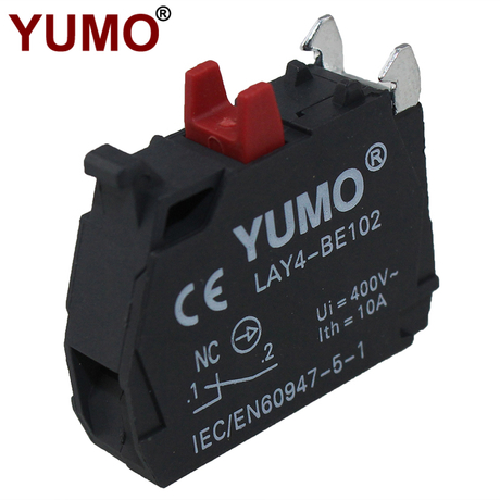LAY4-BE102 Normally Closed Contact Element Push Button Switch Auxiliary Contact