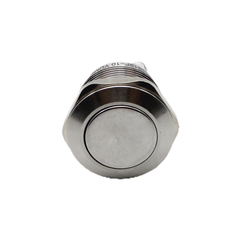 19mm Metal Push button JS19F-10 YUMO stainless steel flat round