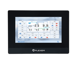 Flexem FE6070H HMI Human Machine Interface 7” 16:9 TFT LCD Resistive Touchscreen Resolution 1024×600
