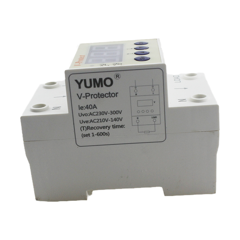 YUMO NP4-V OVERVOLTAGE AND UNDERVOLTAGE PROTECTOR 40/63A 80~400VAC