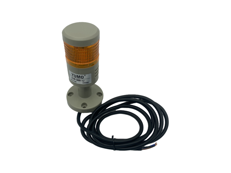 YUMO Warning Light GJB-369-1J Orange Tower Light Steady Flash Revolving Led Signal Lamp Tower Buzzer