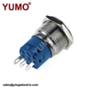 YUMO 19mm momentary stainless steel metal push button LA19-AJS11S 