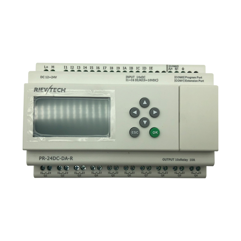 Rievtech Sms PLC PR-24DC-DA-R Programmable Logic Control Intelligent Controller automation plc price hmi control