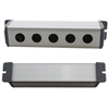 YUMO 19mm Waterproof Aluminium Alloy Metal Push Button Switch Box Outdoor Power Control Box with 5 Holes