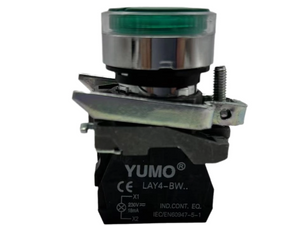 LAY4-BW3361 Push Button Green 