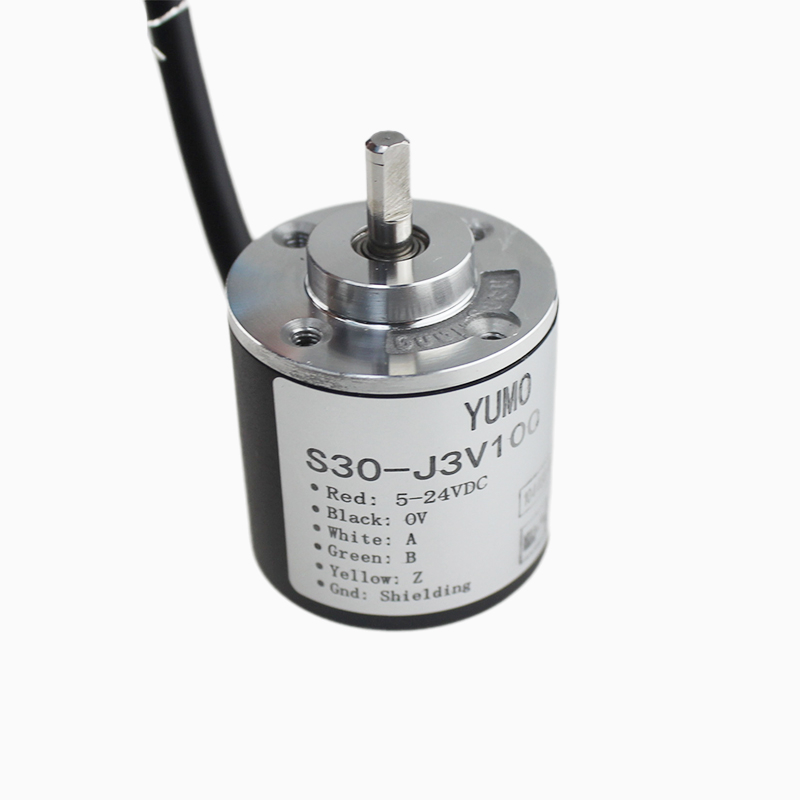Incremental Rotary Encoder S30-J3V100 Diameter 30mm 100P/R ABZ Phase