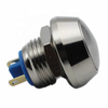 YUMO ABS12S-Q1 12mm Momentary 220VAC stainless steel ball head push button