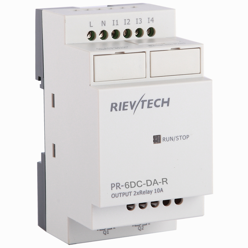 Mini PLC Small Relay PR6 Series Programmable Relay XLogic Model with Non-expandable PR-6DC-DA-R