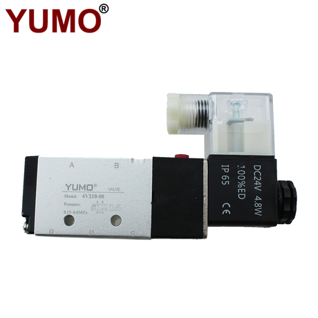 4V210-08 DC24V 1/4 Pneumatic Airtac Type Pneumatic Solenoid
