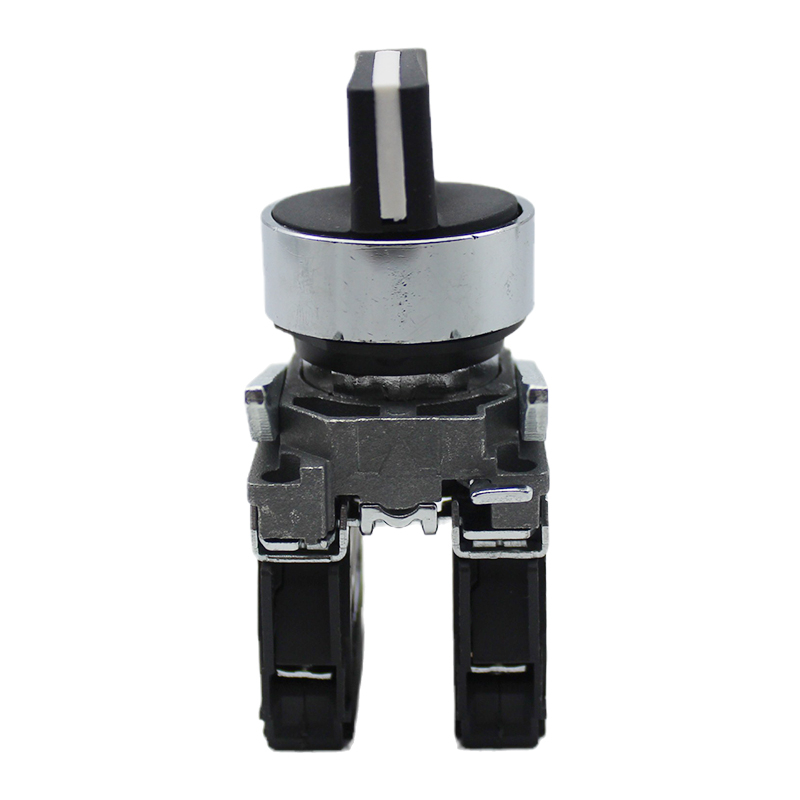 3 Position Selector Rotary Push Button Push Button Switch with Electrical Standard Handle YUMO LAY4-BD33