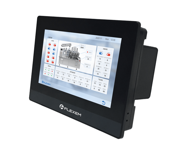Flexem FE6070C HMI Human Machine Interface 7” 16:9 TFT LCD Resistive Touchscreen Resolution 1024×600