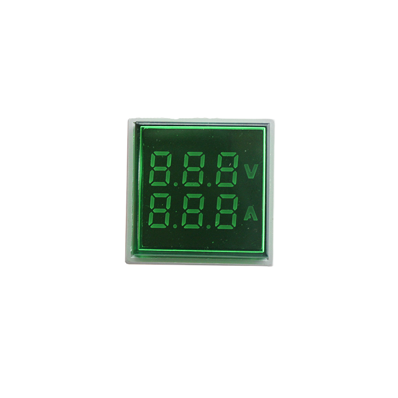 YUMO AD101-22VAMS 22mm Square Panel Meter Indicator Voltmeter Ammeter Volt Meter With Signal Light