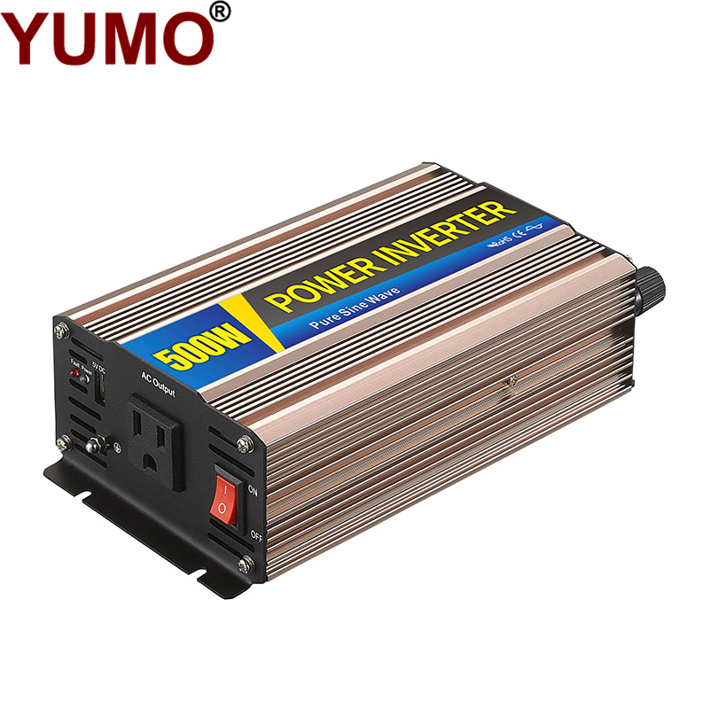 YUMO Pure Sine Wave Inverter SGPE 500w 12v/24v/48v No Color Display Or Remote Control