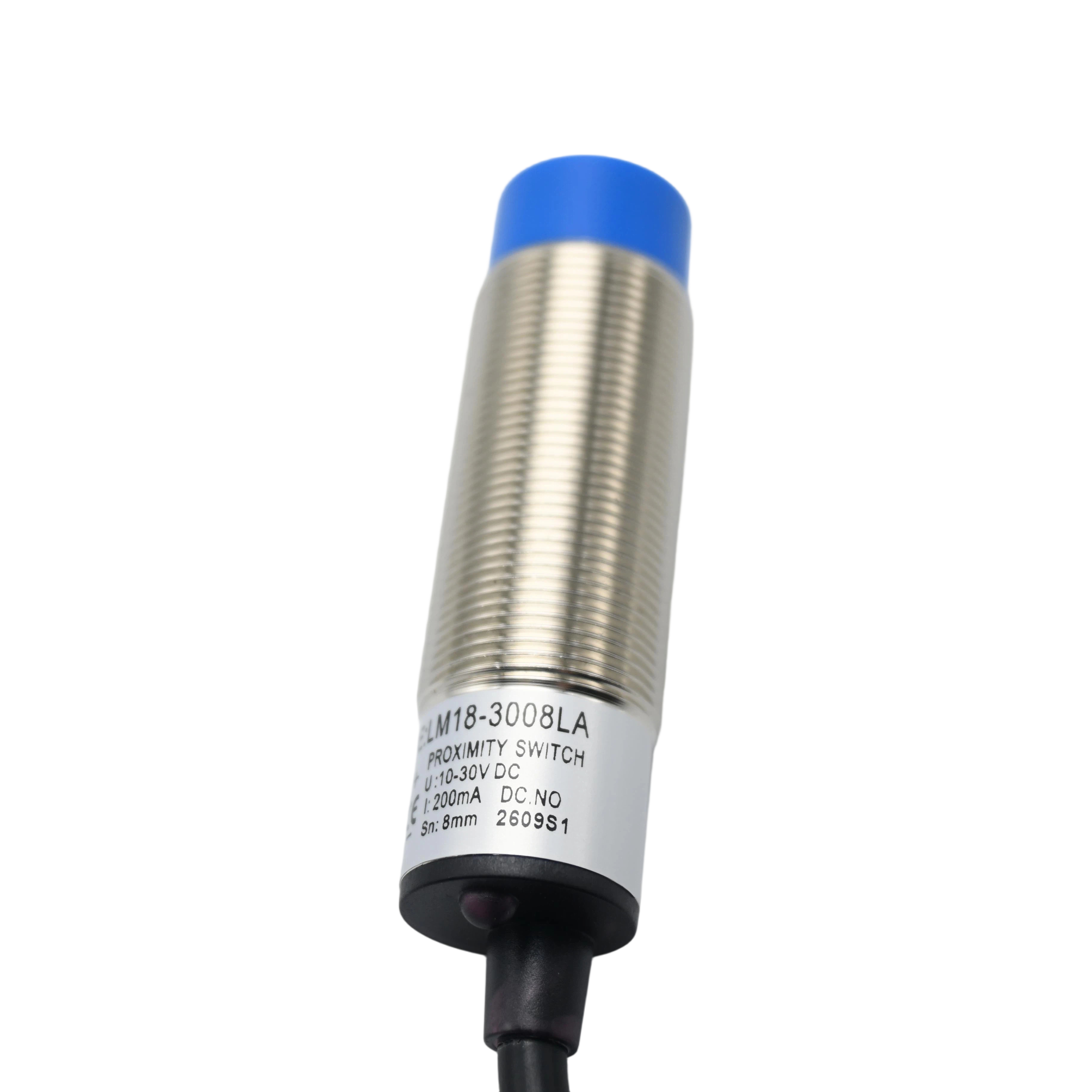LM18-3008LA M18 Inductive Proximity Sensor 2 Wire DC 6-36V NO 8mm Detection Distance IP67 Proximity Switch