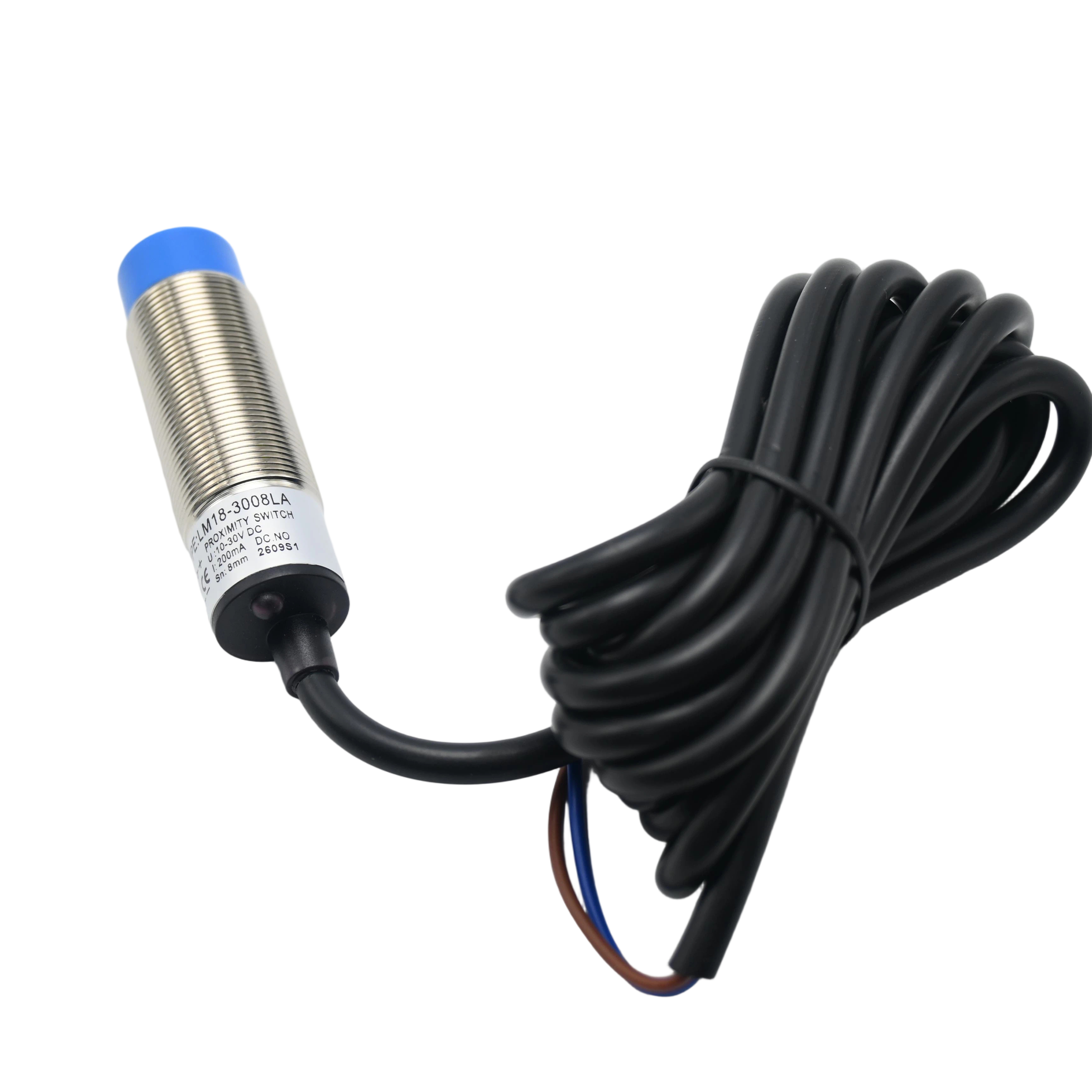 LM18-3008LA M18 Inductive Proximity Sensor 2 Wire DC 6-36V NO 8mm Detection Distance IP67 Proximity Switch