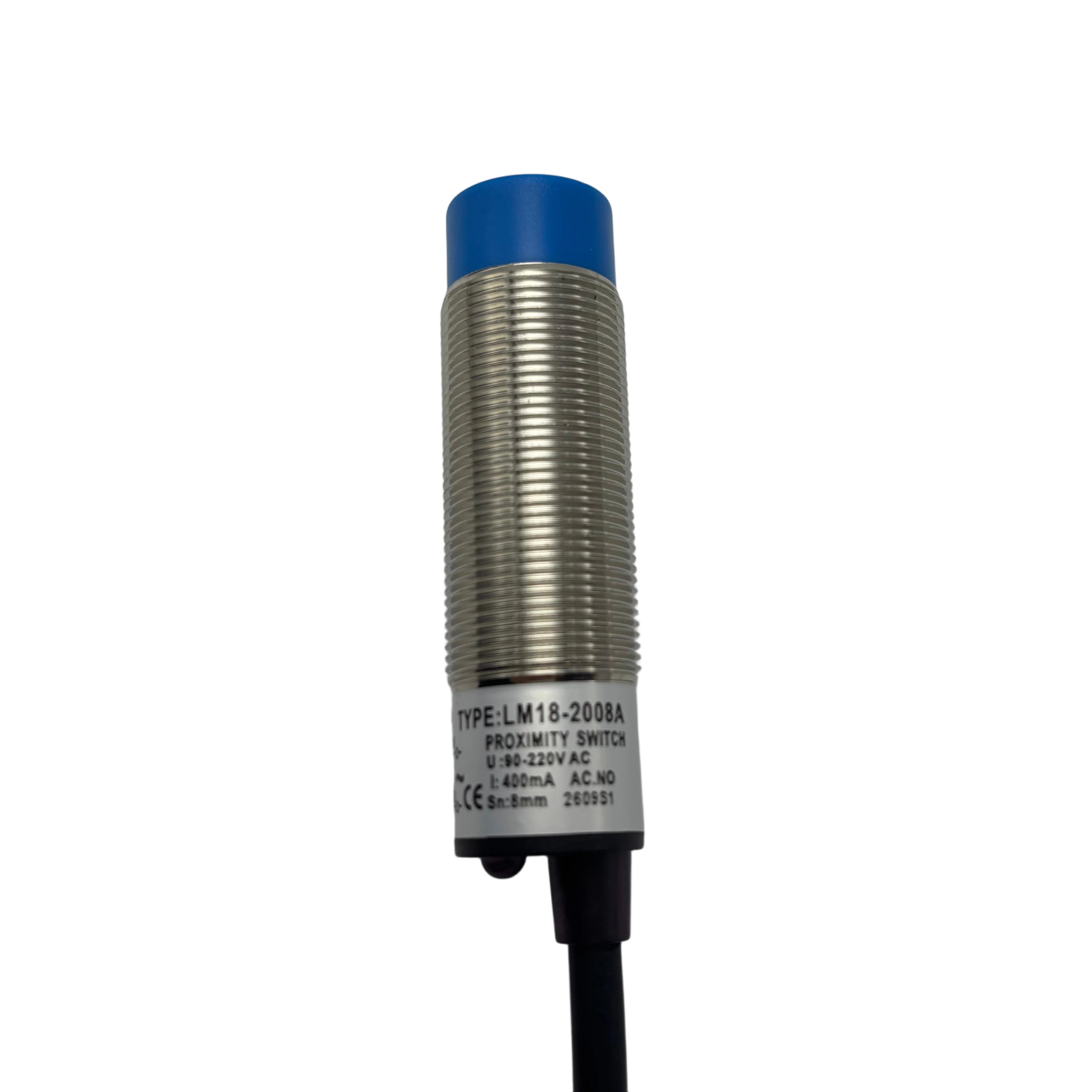 YUMO LM18-2008A M18 Inductive Proximity Sensor 2 Wire NO 8mm Non-flush Proximity Switch
